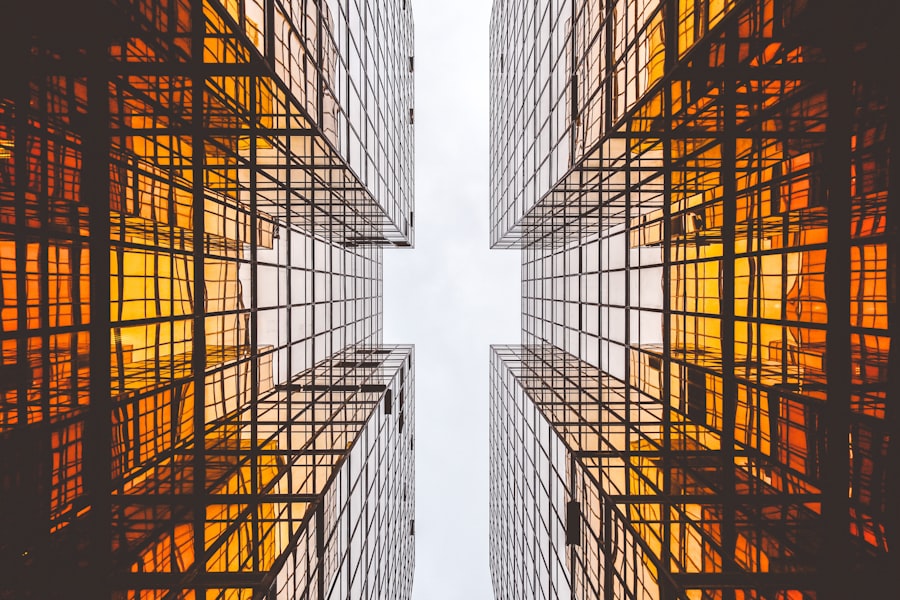 Sustainable green-rated building facade