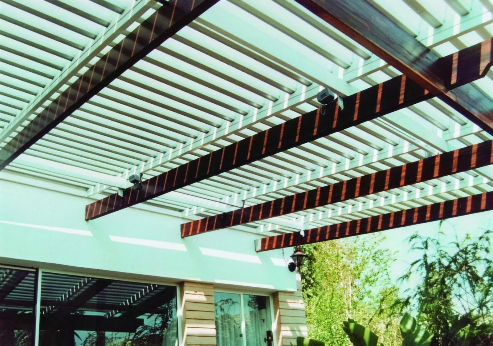Aluminium Adjustable — on a South African patio, Blind Solutions South Africa