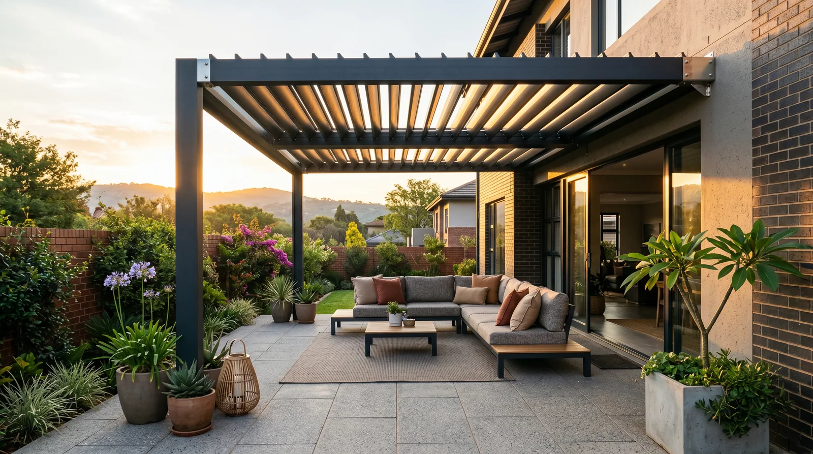 Aluminium Adjustable — installed in a real setting, Blind Solutions South Africa