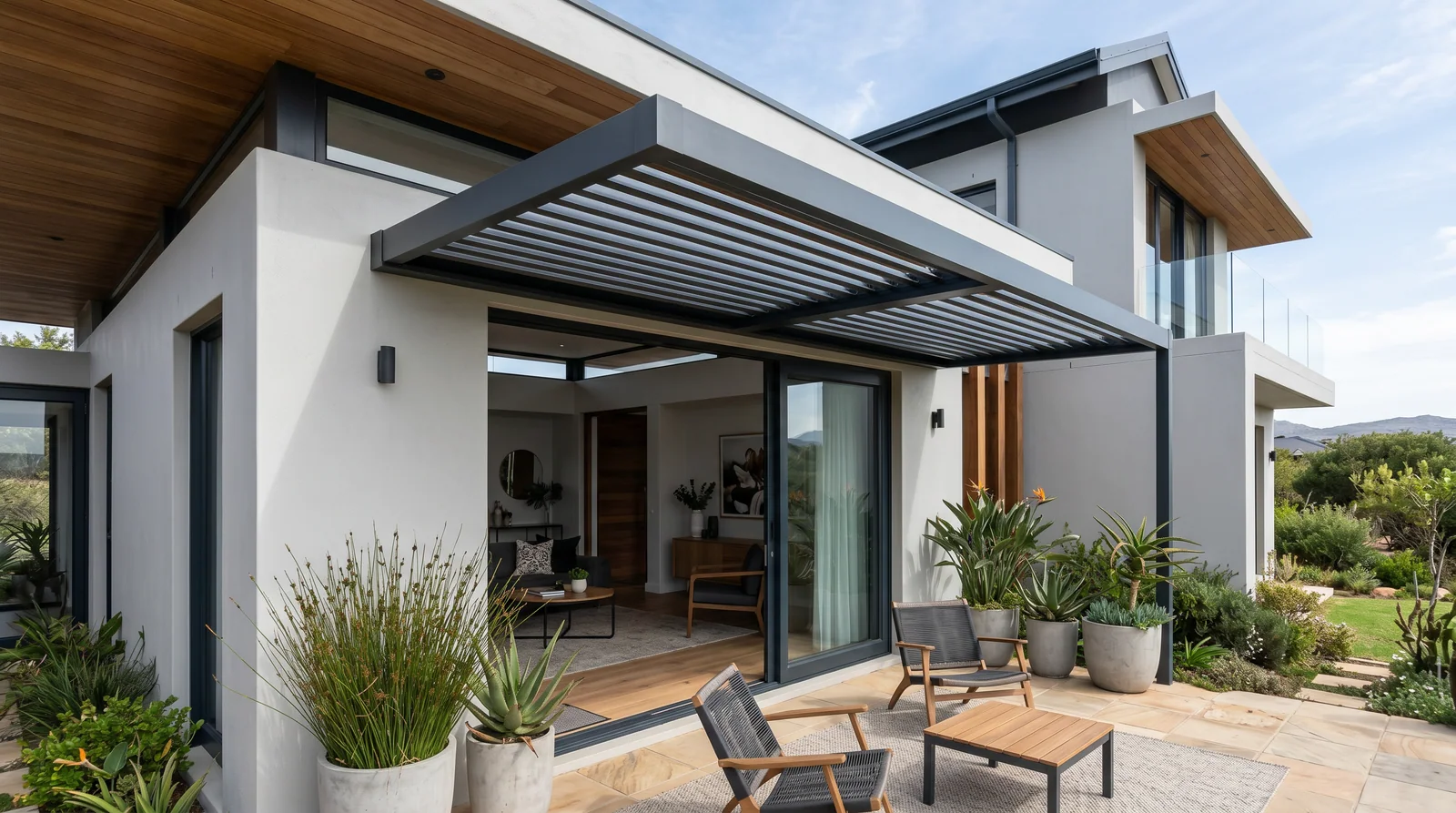 Aluminium Adjustable — close-up detail, Blind Solutions South Africa