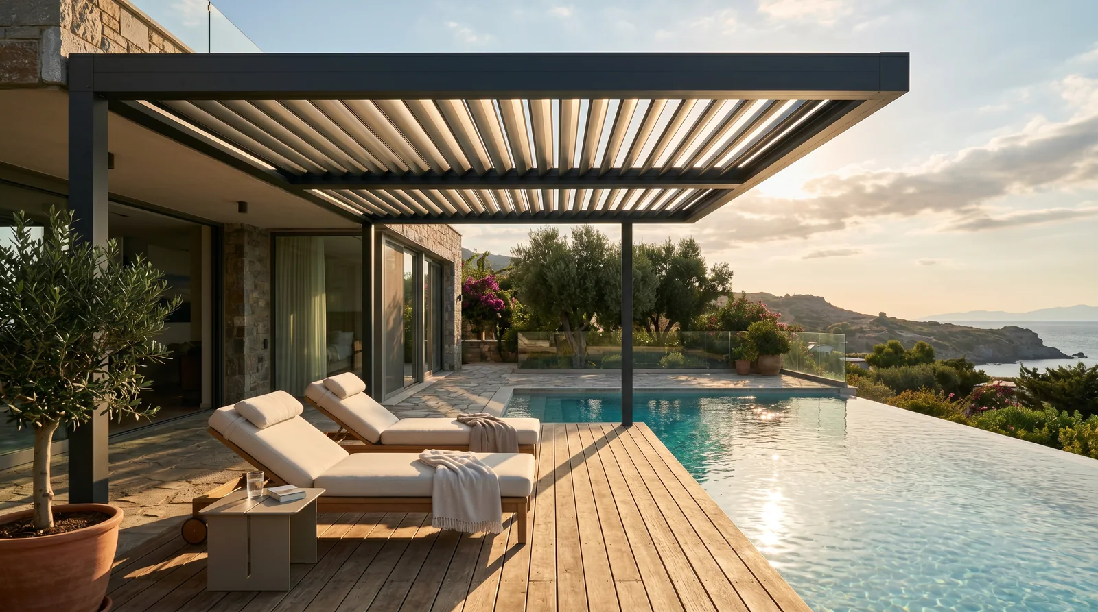 Aluminium Adjustable — in-room view, Blind Solutions South Africa
