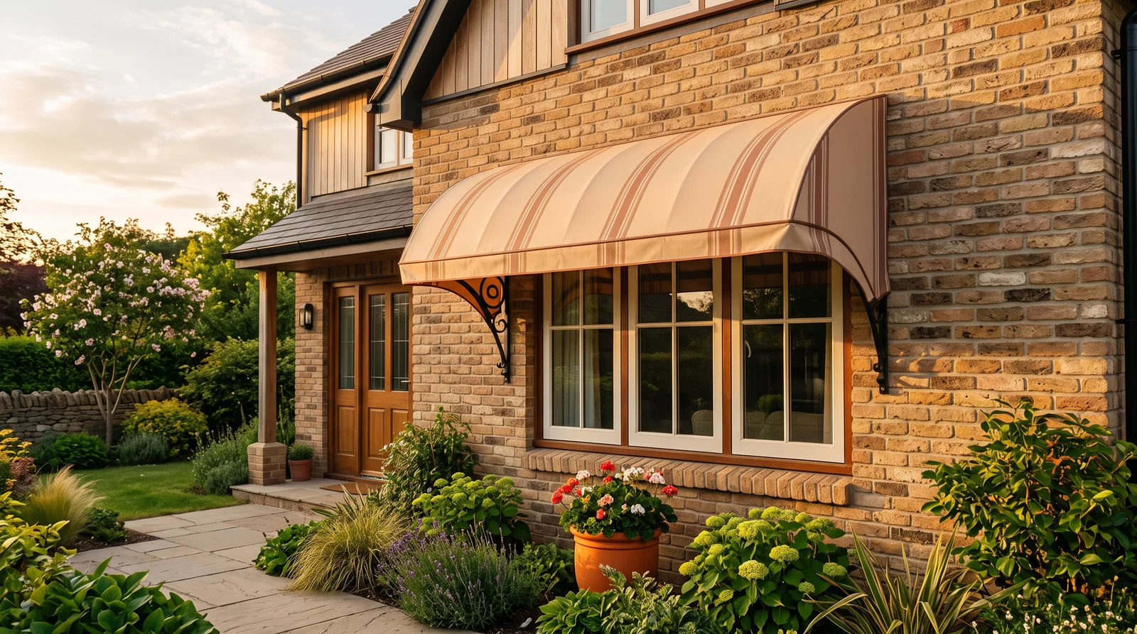 Classic Awnings — installed in a real setting, Blind Solutions South Africa