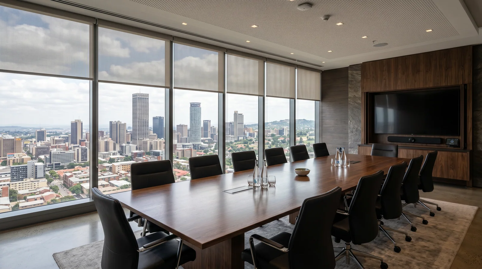 Control Systems — in-room view, Blind Solutions South Africa
