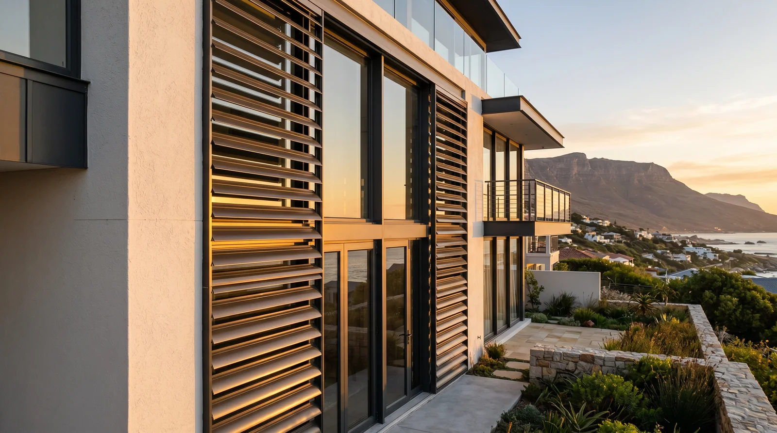 External Venetian Blinds — in a South African home, Blind Solutions South Africa