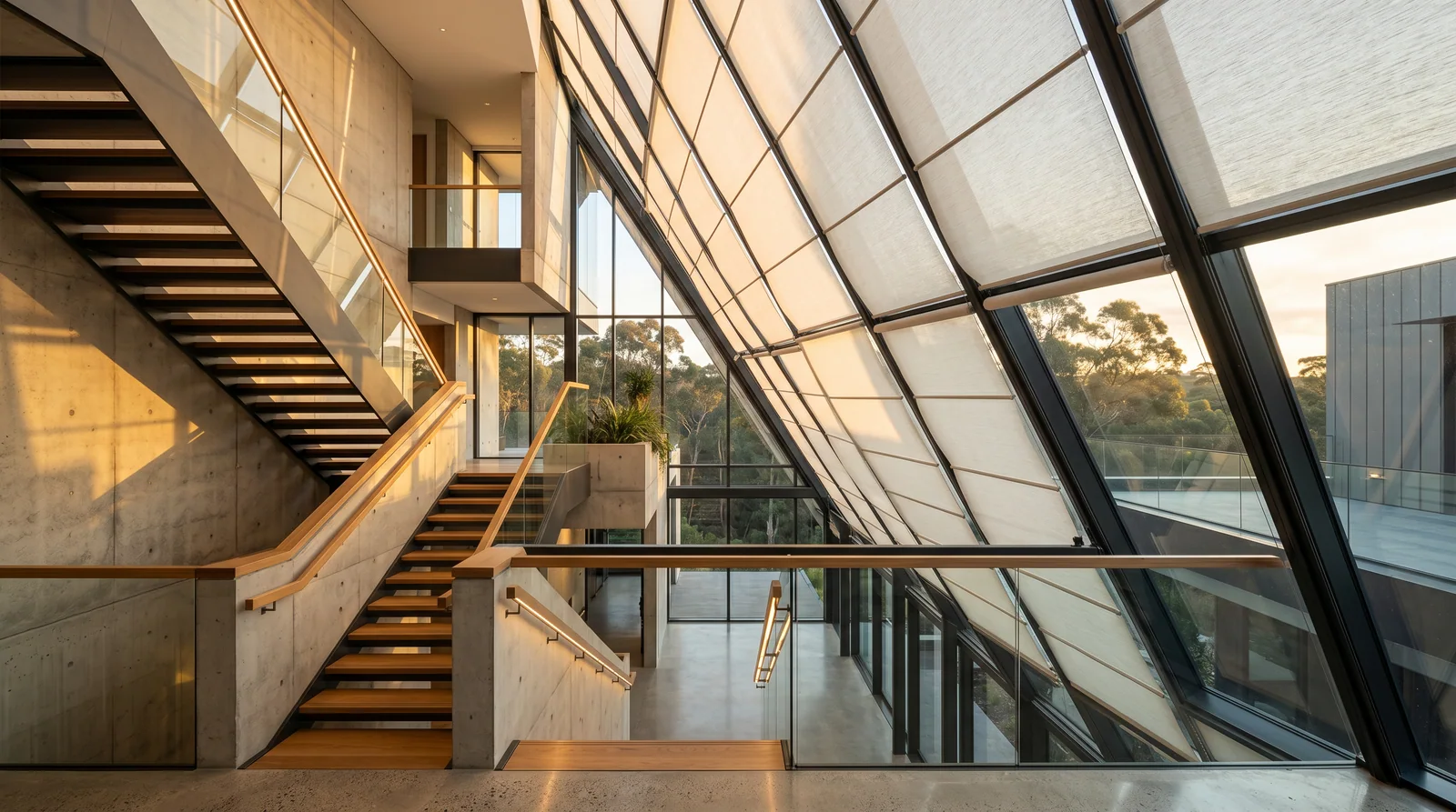 Fabric Tensioned Systems (TESS) — in-room view, Blind Solutions South Africa