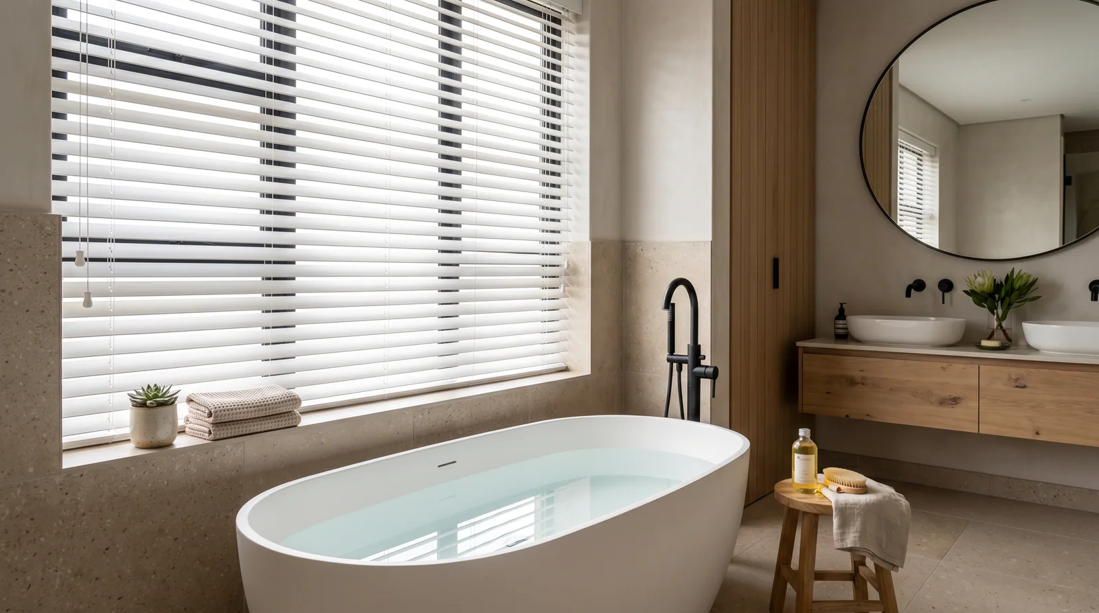 Formwood / Fauxwood — installed in a real setting, Blind Solutions South Africa