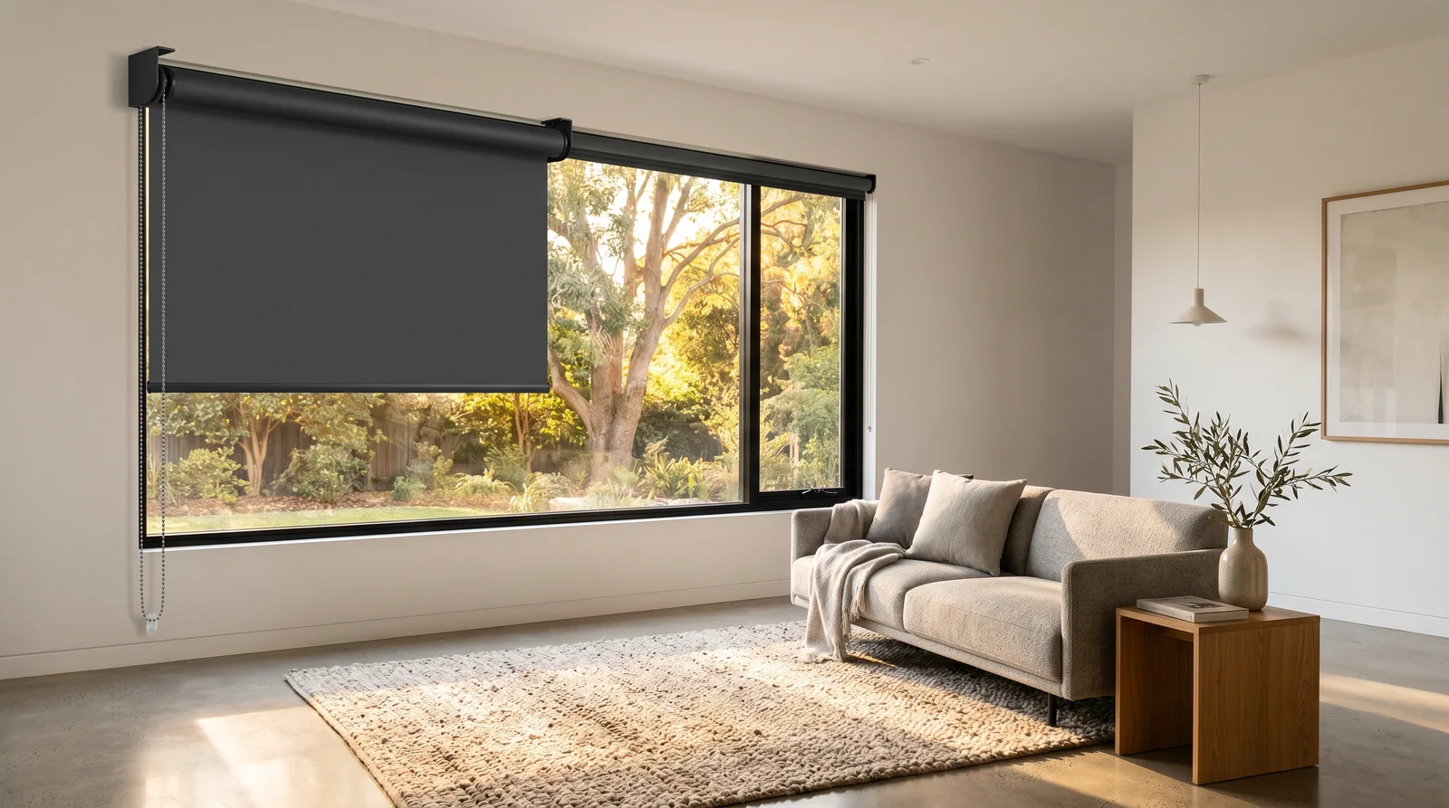 Internal Roller Blinds / Sun Screens — close-up detail, Blind Solutions South Africa