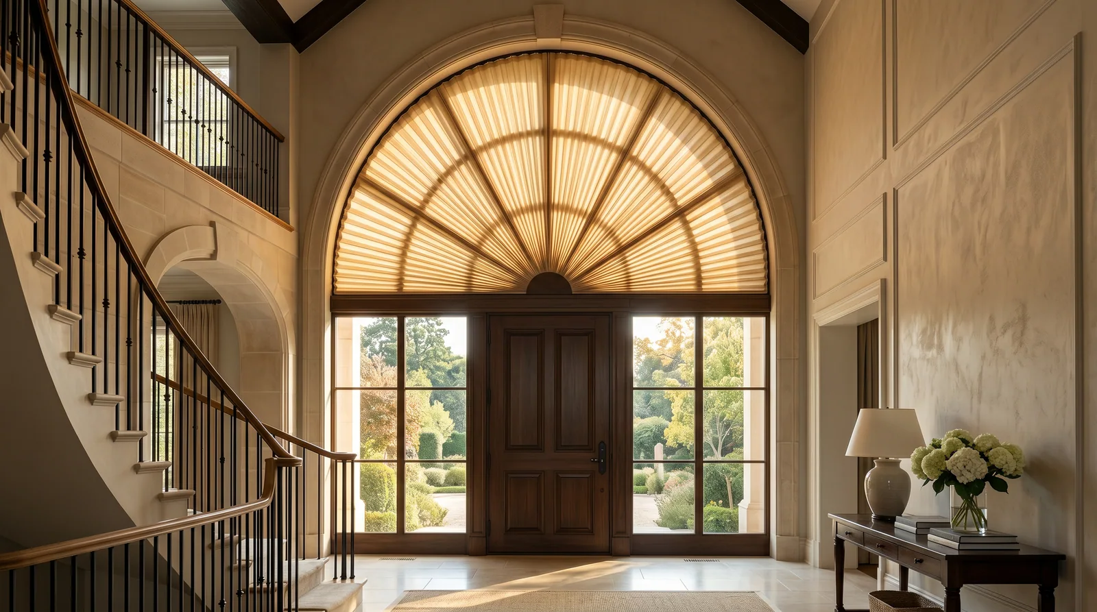 Shaped Blinds — installed in a real setting, Blind Solutions South Africa