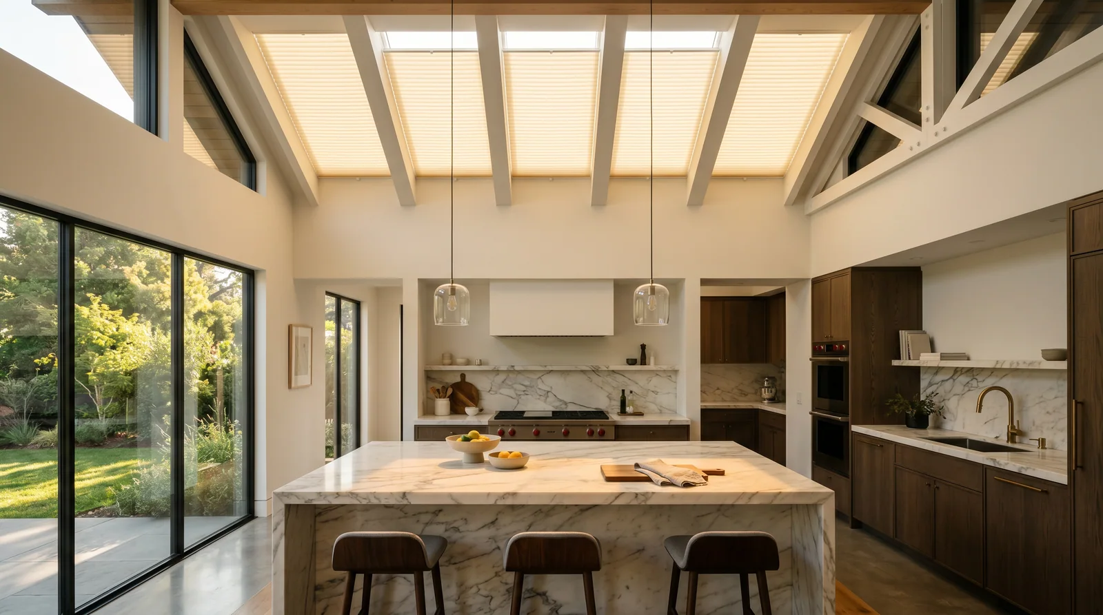 Skylight Blinds — installed in a real setting, Blind Solutions South Africa