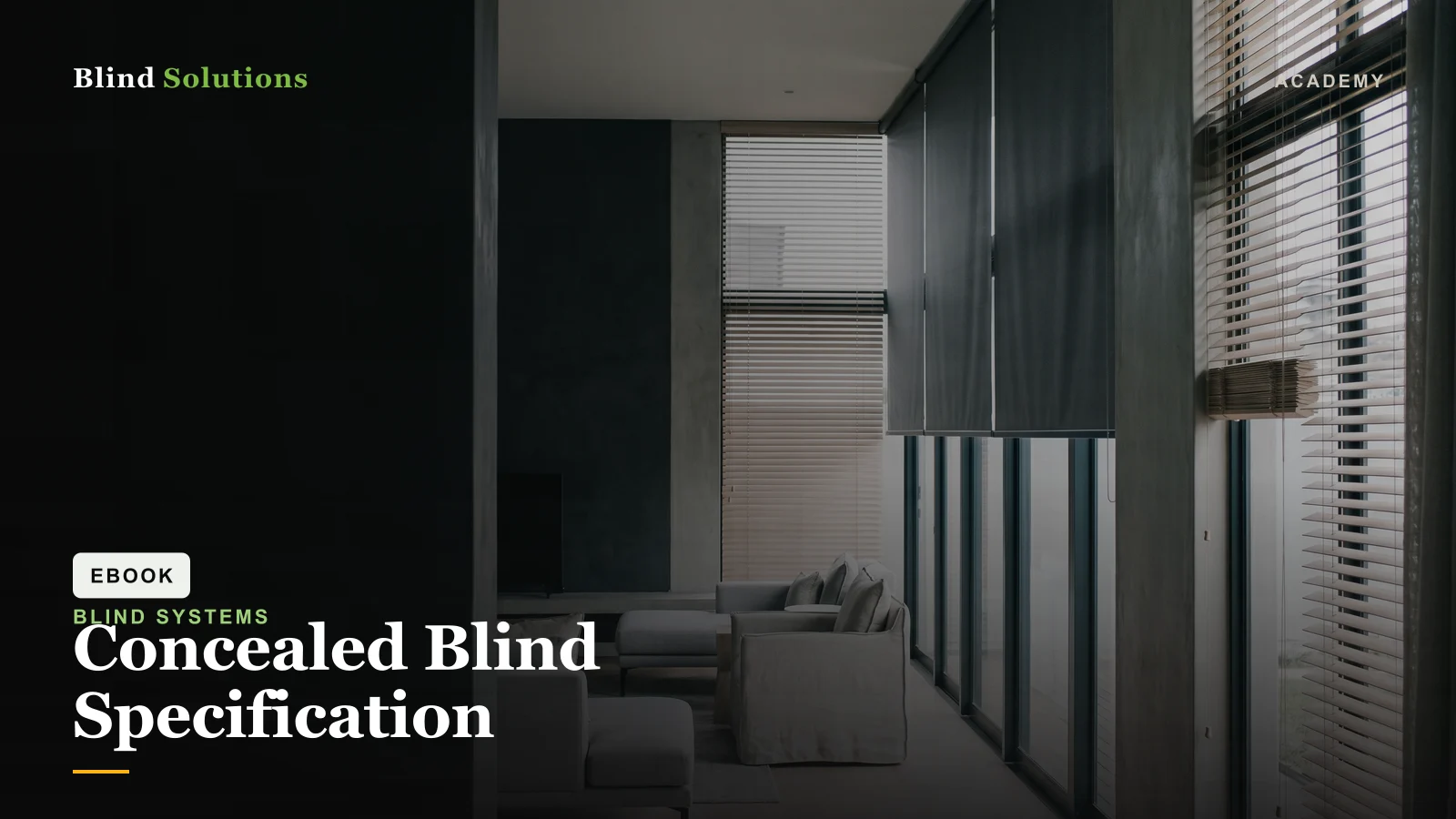 Concealed Blind Specification