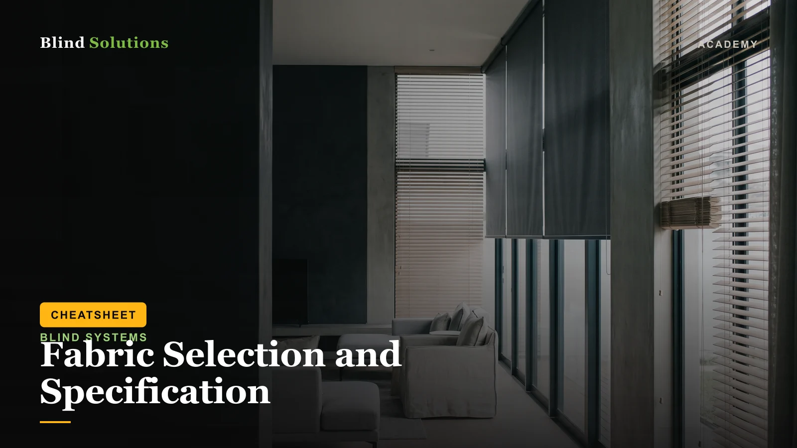 Fabric Selection and Specification