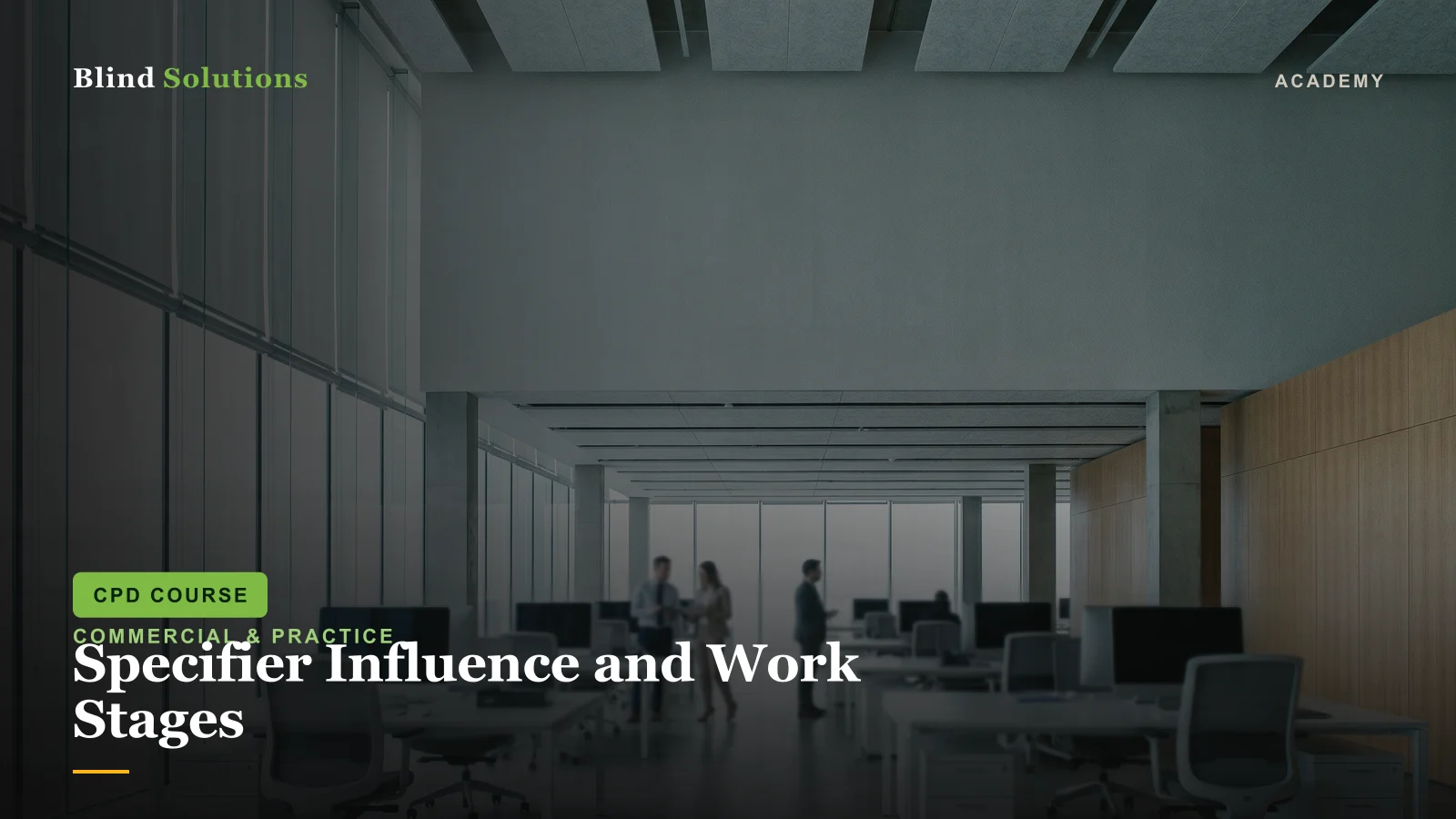 Specifier Influence and Work Stages