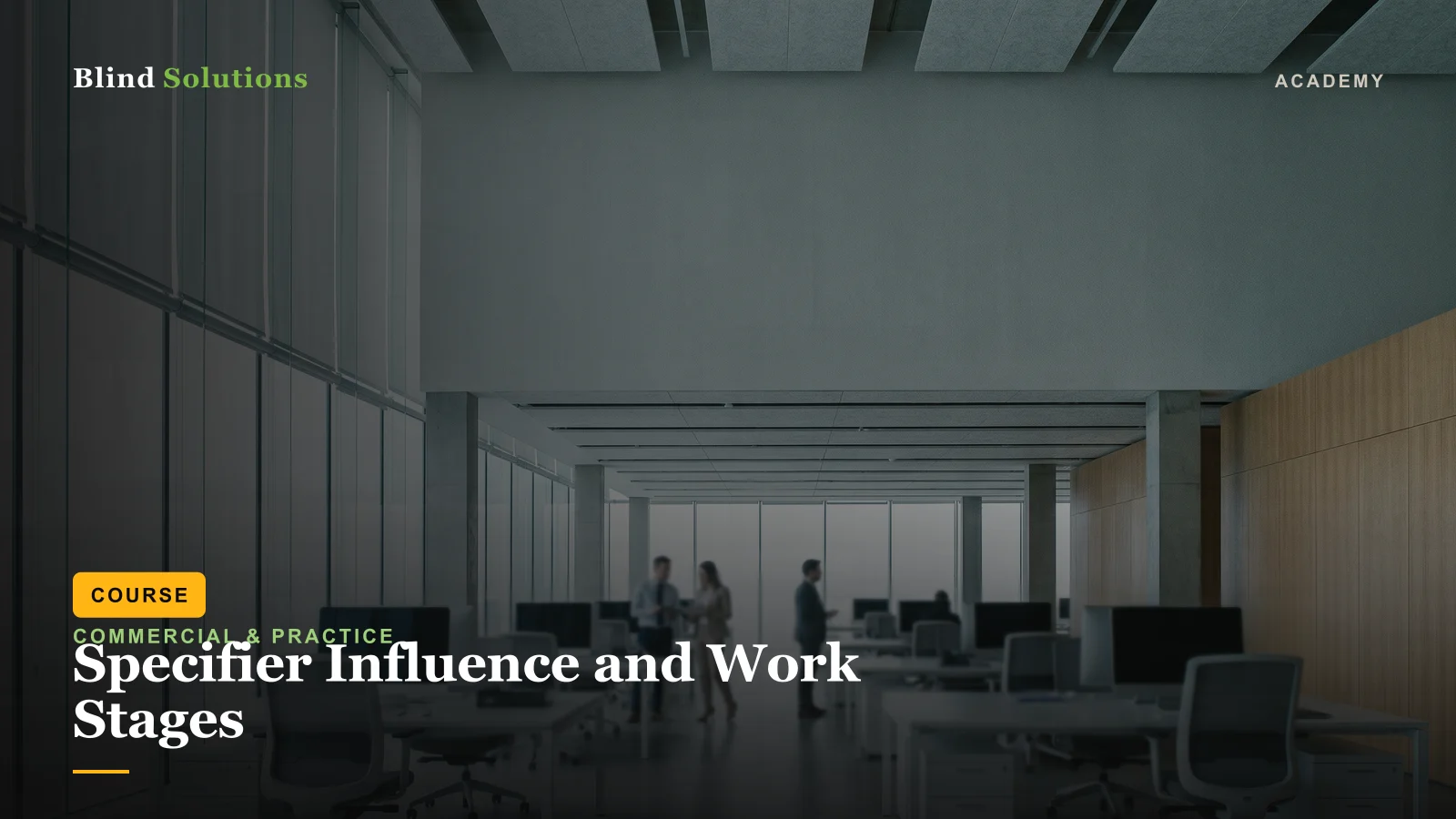 Specifier Influence and Work Stages