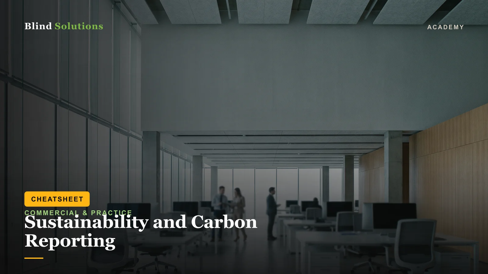 Sustainability and Carbon Reporting