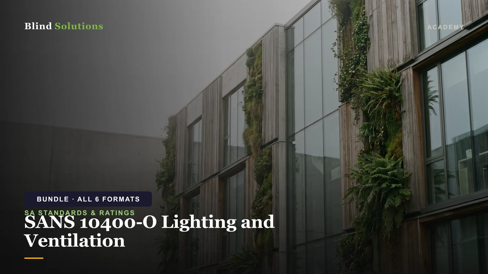 SANS 10400-O Lighting and Ventilation