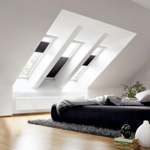 Shaped cellular skylight window blinds
