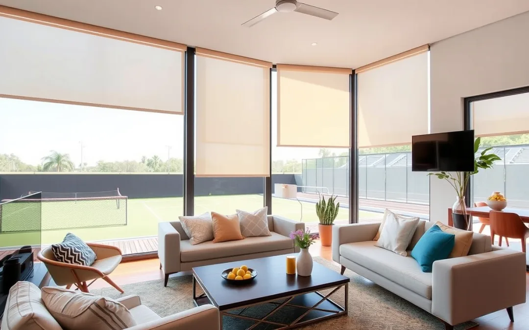 Elevate Your Game with Enhanced Sun Control: Discover Motorized Blinds and Awnings Perfect for Your Aus Open Experience!