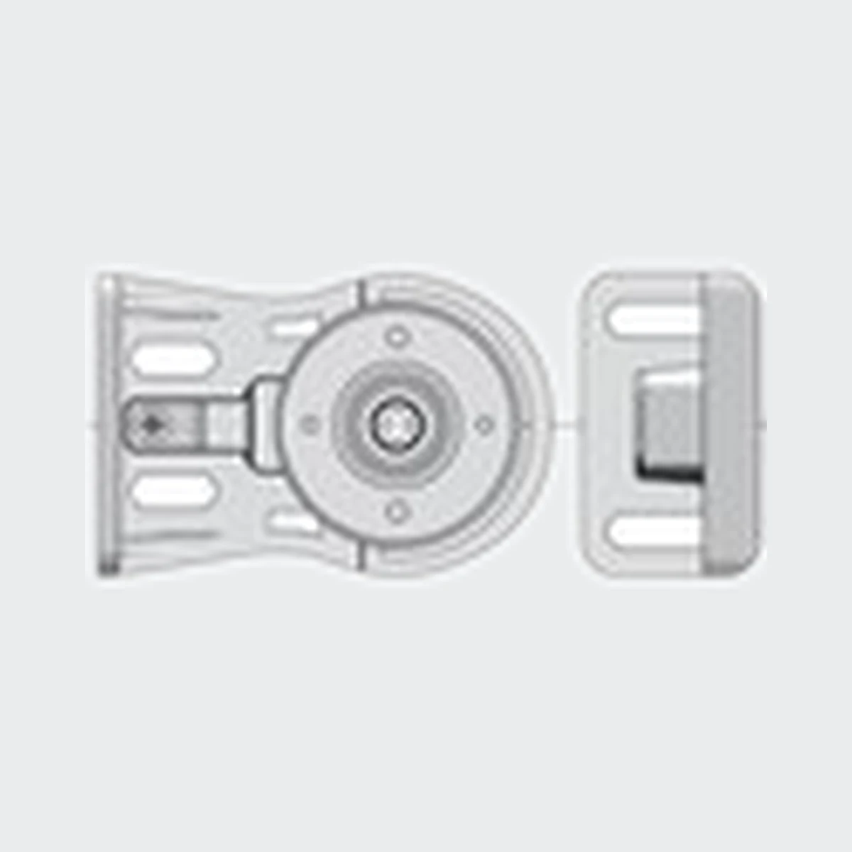 LS40 PLUG END BRACKET PIN D.8 9500685